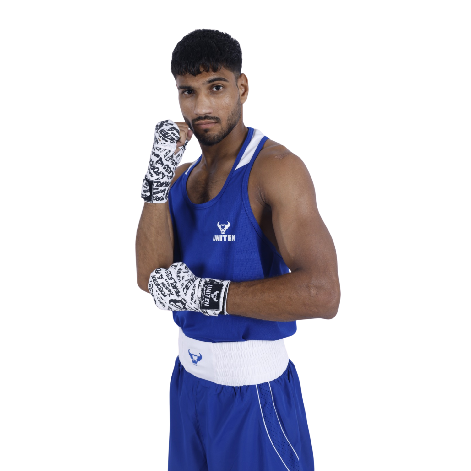 Uniten Boxing Dress (Men's) Blue - Image 3