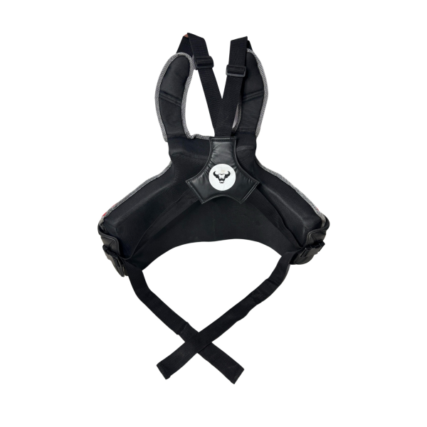 Boxing Chest Guard (Black and Red) - Image 4