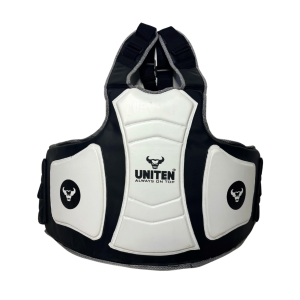 Boxing Chest Guard (Black and White)