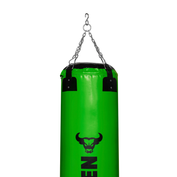 Indian Vinyl Punching Bag With Chain Green - Image 3