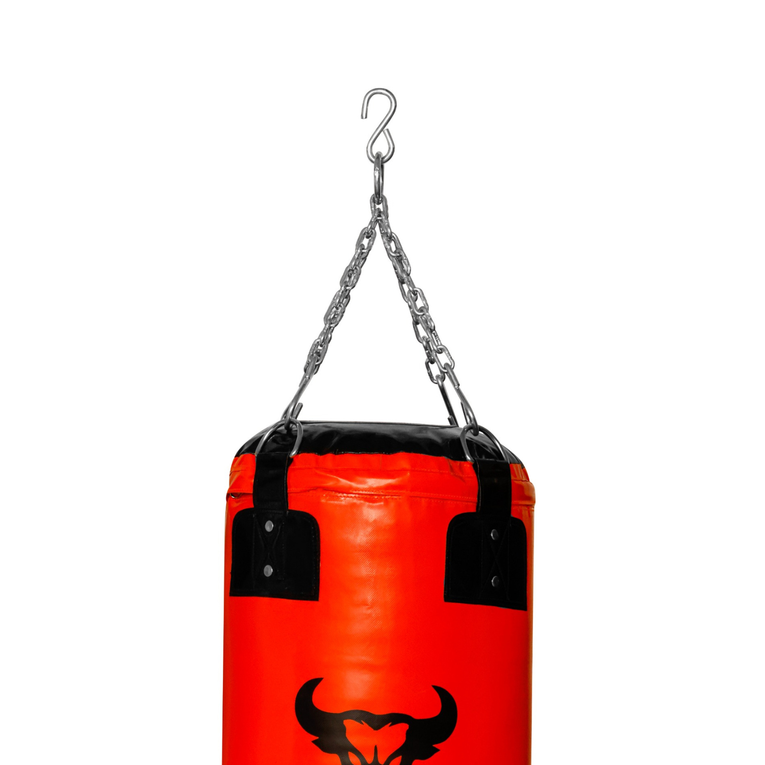 Indian Vinyl Punching Bag With Chain Orange - Image 3