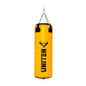 Indian Vinyl Punching Bag With Chain Yellow