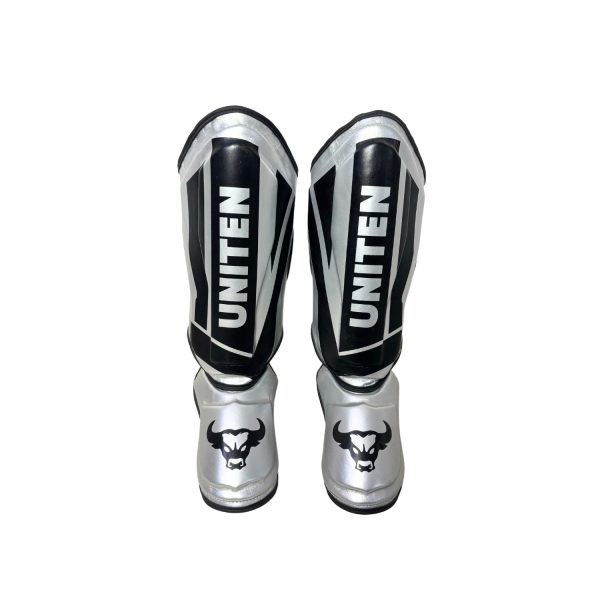 Shin Guard (Silver and Black)