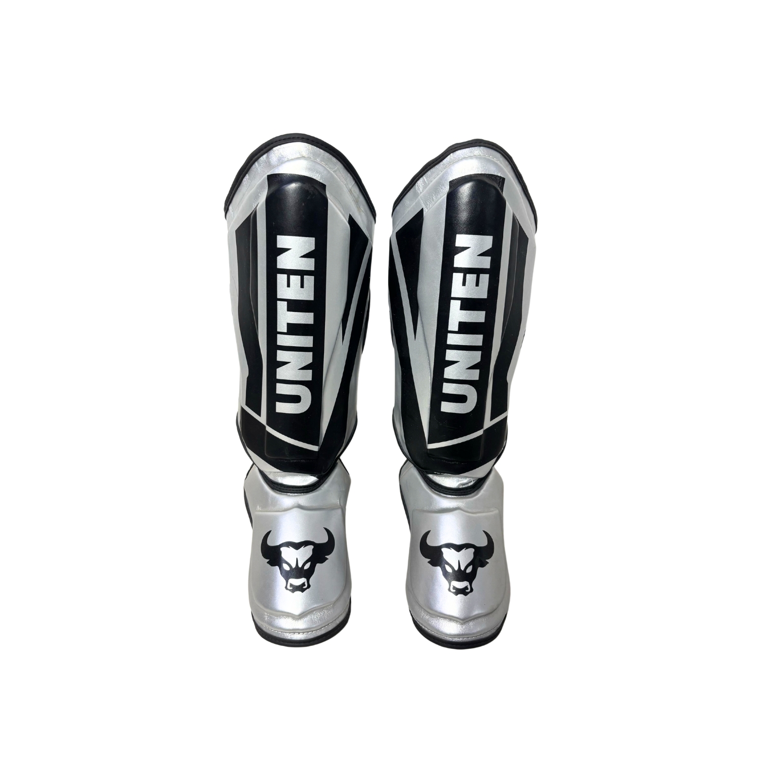 Shin Guard (Silver and Black)