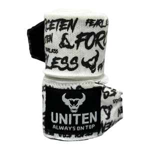 Uniten Force-Ten Black And White Handwrap