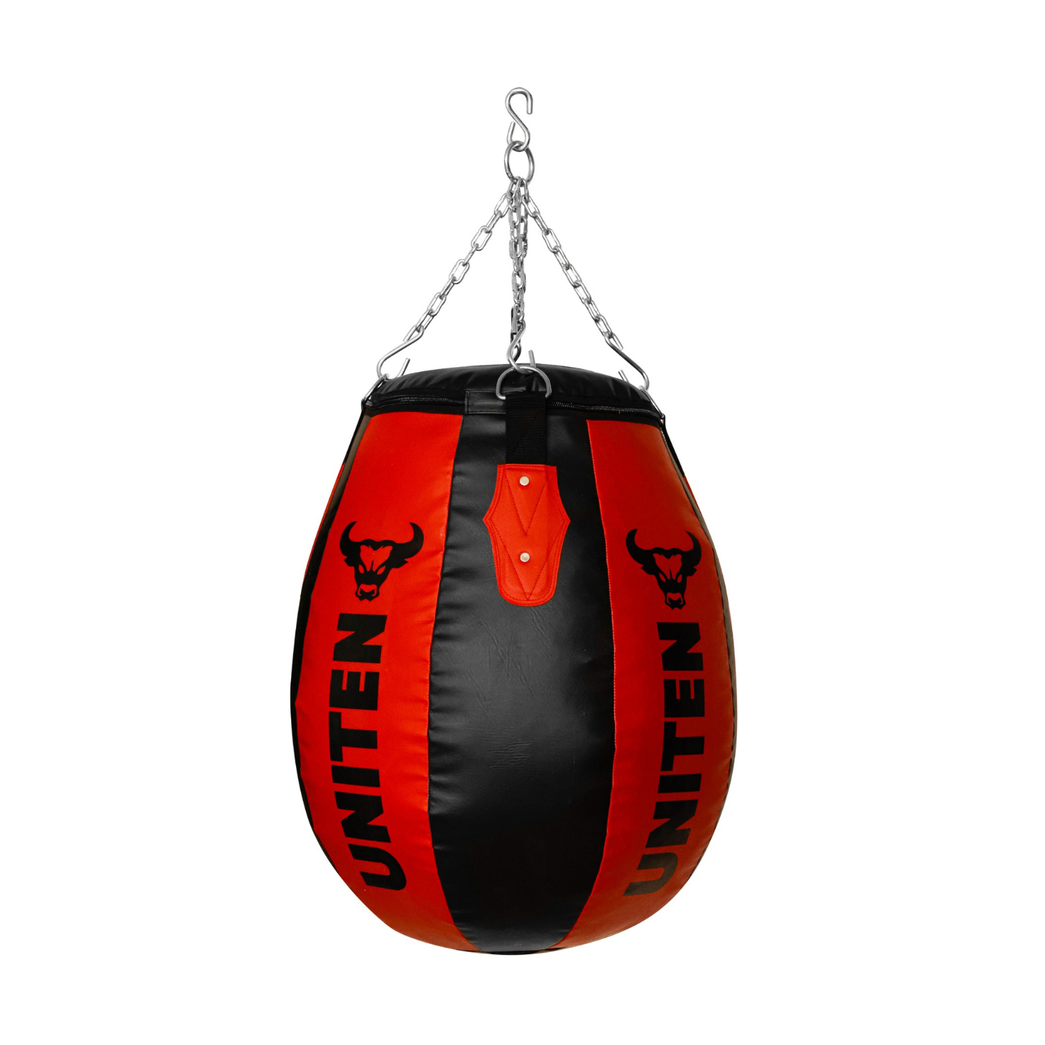 Uniten Vinyl Round Body Snatcher Punching Bag (Red Black) - Image 2