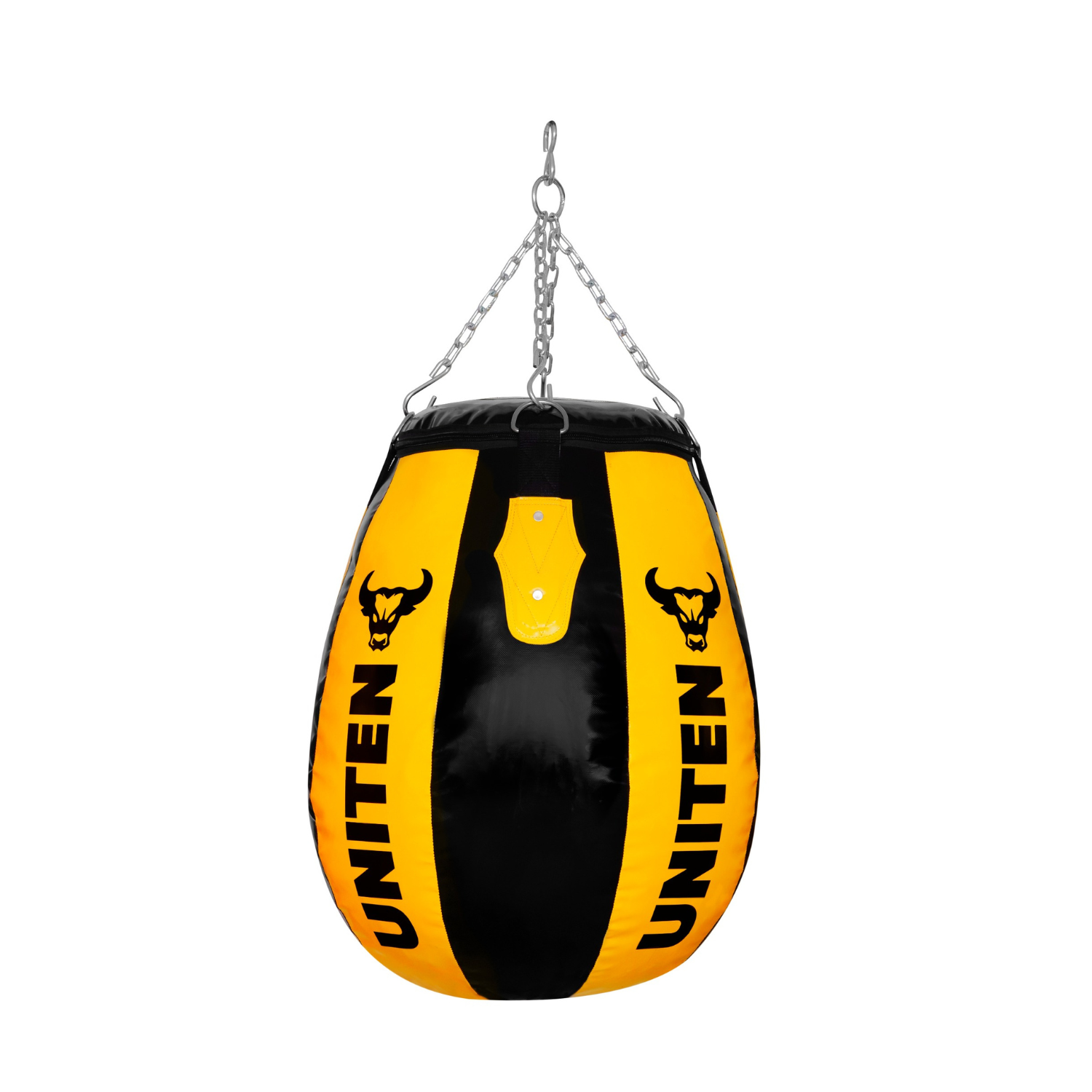 Uniten Vinyl Round Body Snatcher Punching Bag (Yellow Black) - Image 2